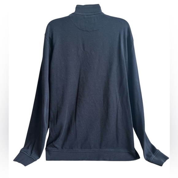 Ted Baker London Navy Textured 1/4 Zip Sweater Size 7 - Picture 4 of 7